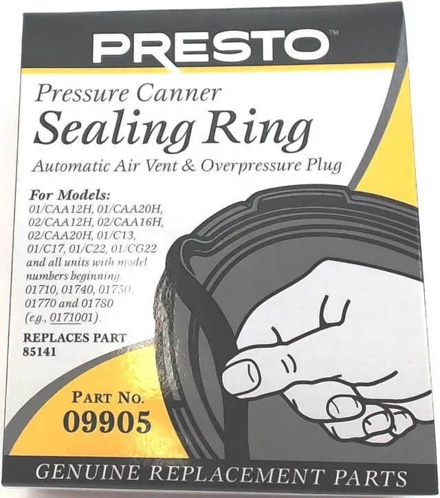Alt view image 2 of 6 - Presto 12-22 Qt. Pressure Cooker or Canner Gasket 09905