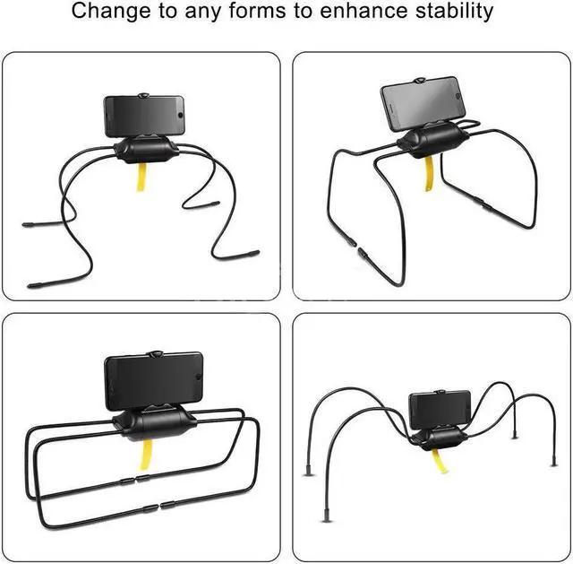 Alt view image 5 of 7 - Flexible Spider Legs Tablet Stand Desktop/Bed Holder For iPad and iPhone Tablet Holder