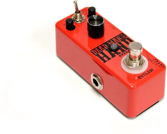 Alt view image 16 of 20 - Outlaw Effects Dead Man's Hand Guitar Overdrive Pedal