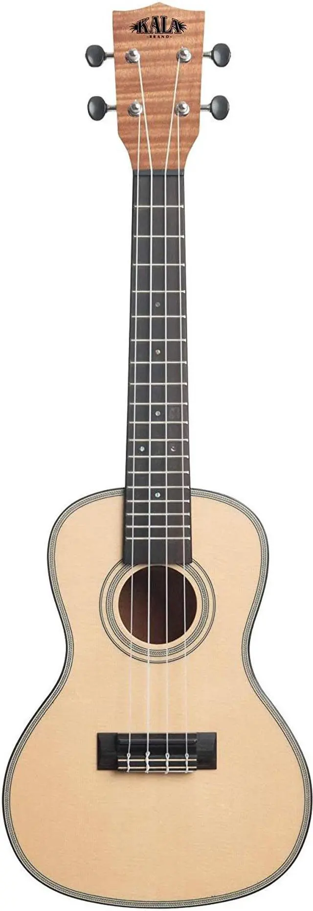Alt view image 3 of 7 - Kala Solid Spruce Top Exotic Mahogany - Concert