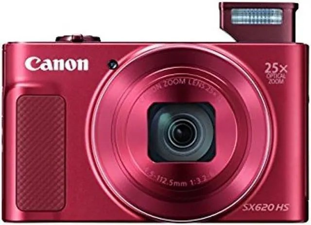 Alt view image 5 of 20 - Canon PowerShot SX620 HS Digital Camera (Red)