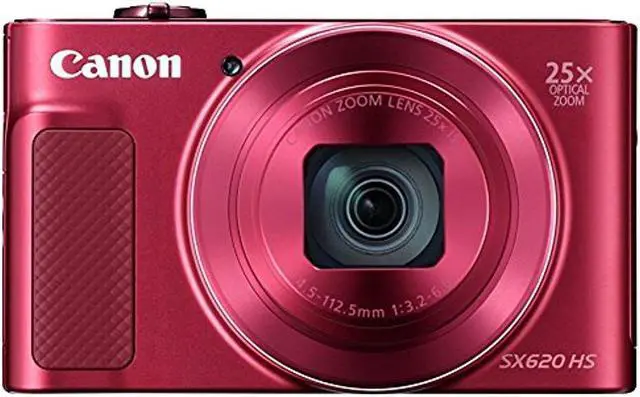 Alt view image 4 of 20 - Canon PowerShot SX620 HS Digital Camera (Red)