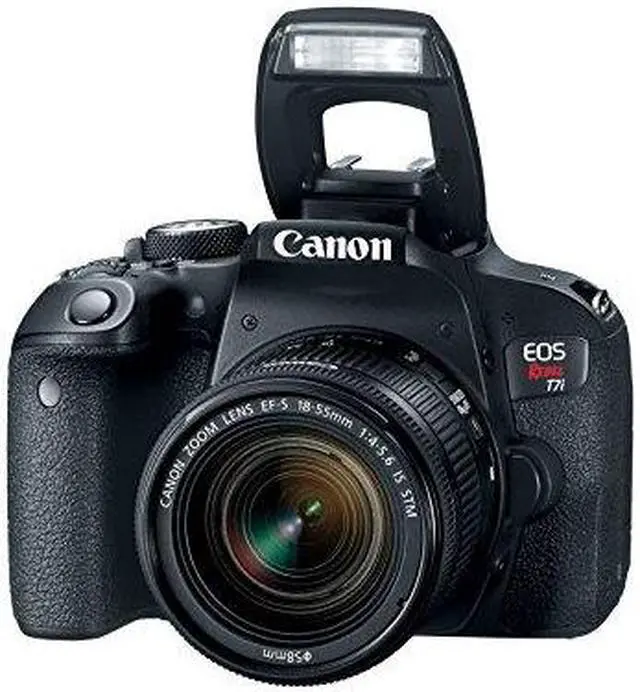 Alt view image 13 of 20 - Canon EOS Rebel T7i Digital SLR Camera with EF-S 18-55mm IS STM Lens