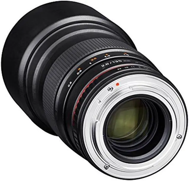 Alt view image 8 of 13 - Rokinon 135mm f/2.0 ED UMC, Full Frame, Manual Focus Lens, for Canon EF #135M-C