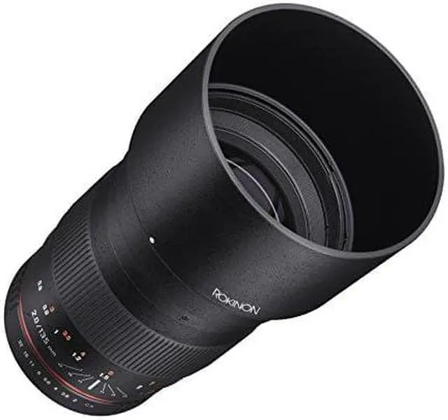 Alt view image 9 of 13 - Rokinon 135mm f/2.0 ED UMC, Full Frame, Manual Focus Lens, for Canon EF #135M-C