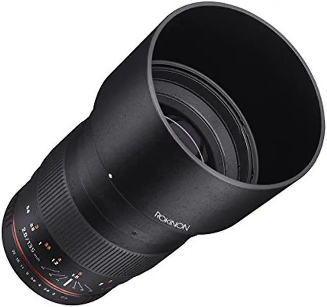 Alt view image 7 of 13 - Rokinon 135mm f/2.0 ED UMC, Full Frame, Manual Focus Lens, for Canon EF #135M-C