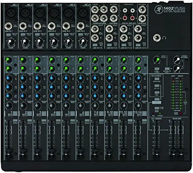 Alt view image 13 of 20 - Mackie 1402VLZ4 14-Channel Compact Mixer
