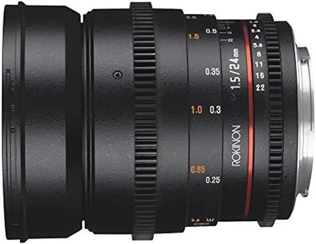 Alt view image 6 of 20 - Rokinon 24mm T1.5 Cine Wide Angle Lens for Canon EF Mount #DS24M-C