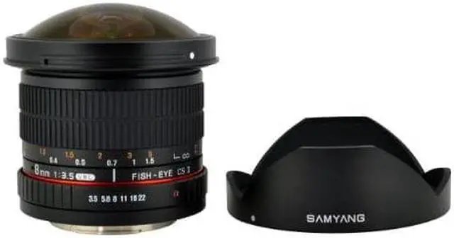 Alt view image 9 of 20 - Rokinon 8mm f/3.5 HD UMC Fisheye Lens with Removable Hood (for Sony Alpha E-Mount Cameras)