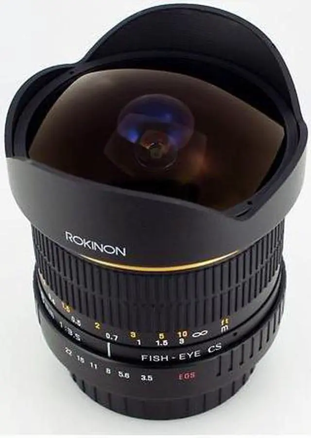 Alt view image 7 of 13 - Rokinon FE8M-N 8mm F3.5 Fisheye Fixed Lens for Nikon (Black)