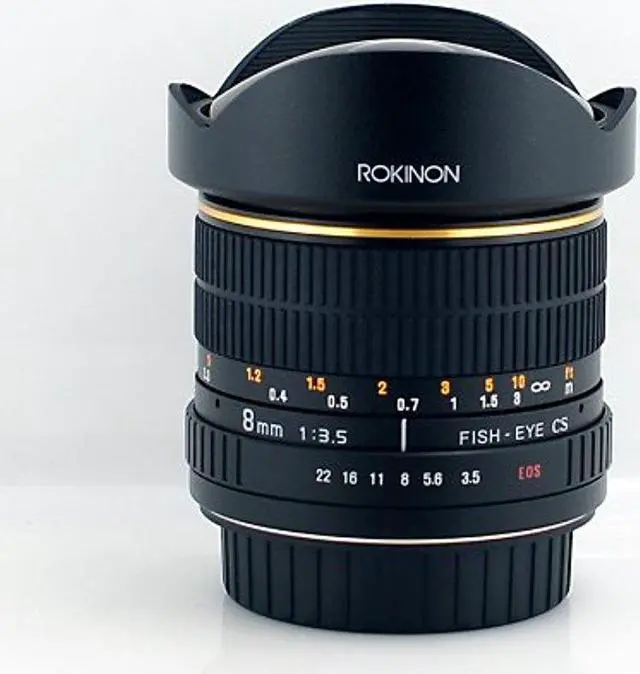 Alt view image 13 of 18 - Rokinon FE8MC 8mm f/3.5 Aspherical Fisheye Lens for Canon DSLR Cameras Black