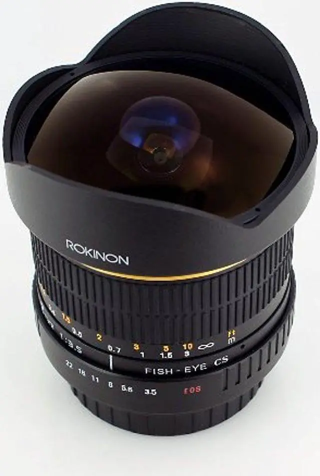 Alt view image 14 of 18 - Rokinon FE8MC 8mm f/3.5 Aspherical Fisheye Lens for Canon DSLR Cameras Black