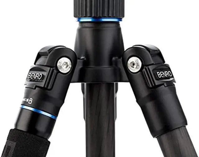 Alt view image 6 of 20 - Benro FSL09CN00 Carbon Fiber Slim Travel Tripod Kit W/ Arca Ball Head