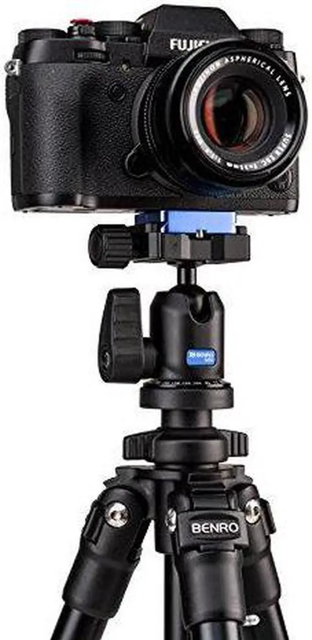 Alt view image 8 of 20 - Benro Slim 4-Section Lightweight Aluminum Tripod with Ball Head