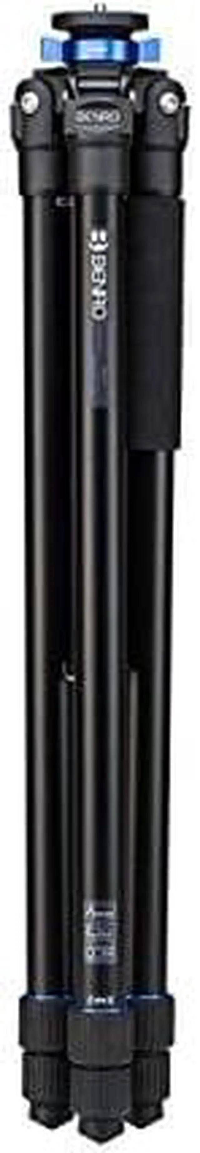 Alt view image 3 of 18 - Benro Mach3 TMA47AXL Series 4 3-Section Aluminum Extra Long Tripod, Twist Lock