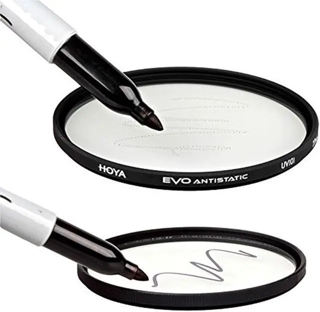 Alt view image 8 of 18 - Hoya 67mm EVO Antistatic UV(0) Filter