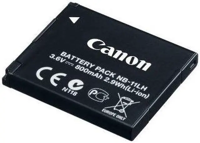 Alt view image 4 of 10 - Canon NB-11LH Lithium-Ion Battery Pack for Select PowerShot Digital Cameras (3.6V, 800mAh)