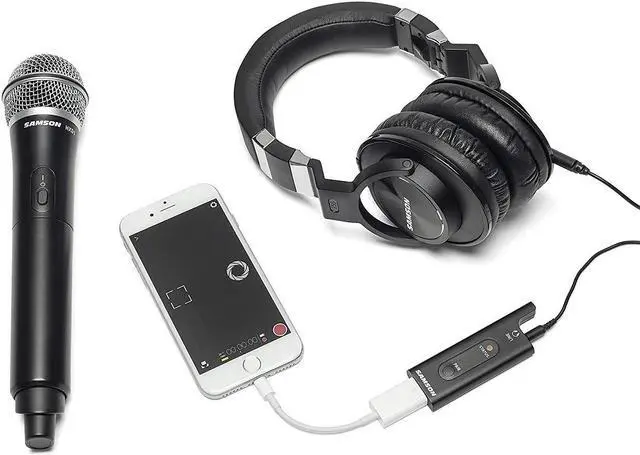 Alt view image 6 of 20 - Samson XPD2 Headset USB Digital Wireless System