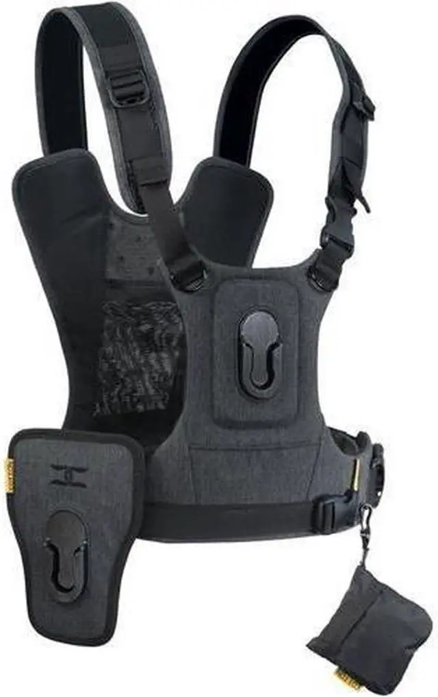Main image of Cotton Carrier 3G Harness System For Two Cameras 147GREY