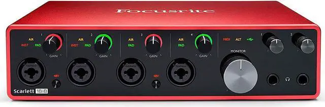 Alt view image 7 of 20 - Focusrite Scarlett 18i8 3rd Generation Audio Interface