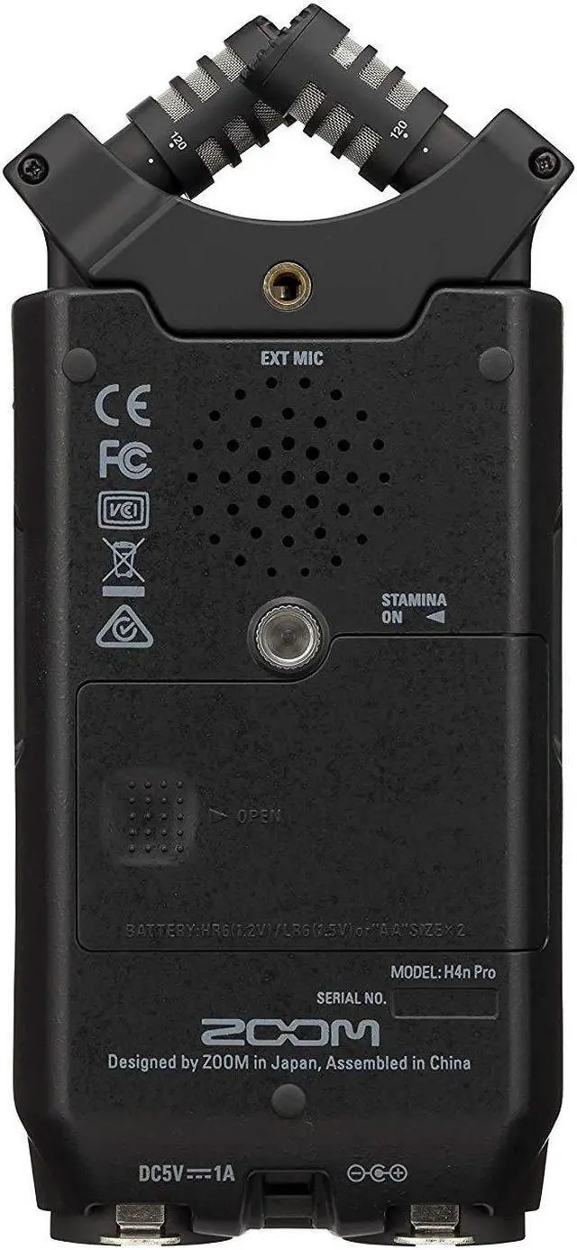 Alt view image 2 of 20 - Zoom Digital Multitrack Recorder (H4n Pro All Black)