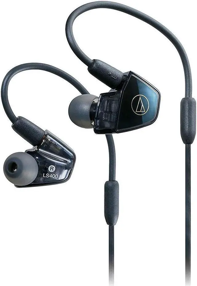 Alt view image 12 of 16 - Audio-Technica ATH-LS400iS In-Ear Headphones with In-Line Mic and Control