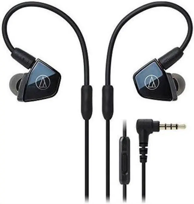Alt view image 9 of 16 - Audio-Technica ATH-LS400iS In-Ear Headphones with In-Line Mic and Control