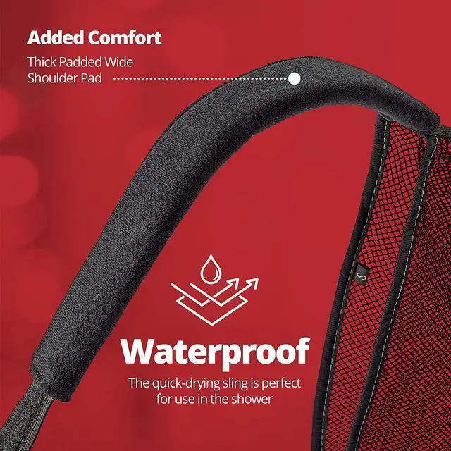Alt view image 7 of 7 - Mesh Arm Shoulder Sling - Shoulder Immobilizer for Shower - Adjustable Arm Brace Support for Rotator Cuff, Elbow and Other Injury Right/Left & Splint Elevation Support for Men and Women