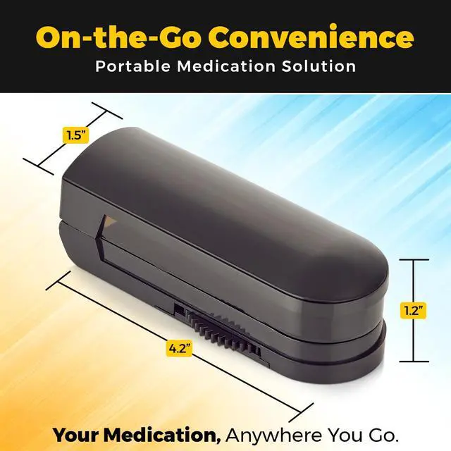 Alt view image 7 of 7 - Pill Cutter for Small Pills - Multiple Splitter Pill Cutters for Small to Large Pills, Multi Tablet Split Cutter with Accurate Pill Alignment Cutter, Safety-Blade Guard, Food Grade Stainless Steel