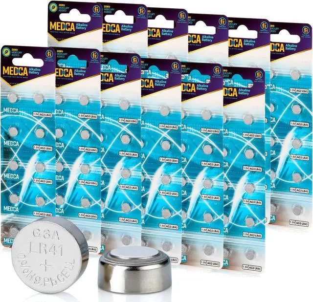 Main image of 1.5V Alkaline Batteries - LR754 AG5 393 754 LR48 193 Battery - Button Coin Cell for Hearing Aids, Amplifiers, Clocks, Toys, Remotes, Calculators, Lasers | Long Lasting Power | Anti Corrosion | 120 Pcs