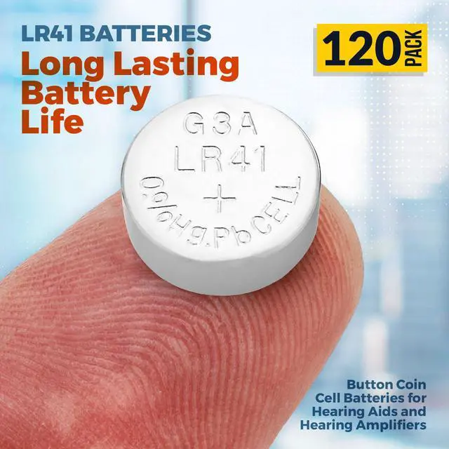 Alt view image 2 of 7 - 1.5V Alkaline Batteries - LR754 AG5 393 754 LR48 193 Battery - Button Coin Cell for Hearing Aids, Amplifiers, Clocks, Toys, Remotes, Calculators, Lasers | Long Lasting Power | Anti Corrosion | 120 Pcs