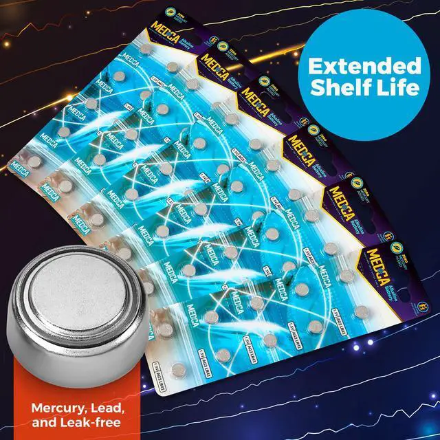 Alt view image 5 of 7 - 1.5V Alkaline Batteries - LR754 AG5 393 754 LR48 193 Battery - Button Coin Cell for Hearing Aids, Amplifiers, Clocks, Toys, Remotes, Calculators, Lasers | Long Lasting Power | Anti Corrosion | 120 Pcs