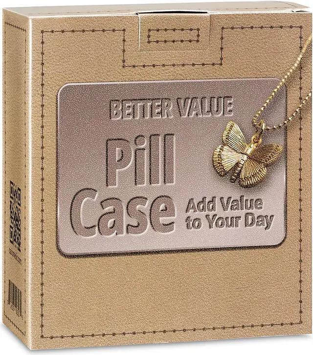 Alt view image 5 of 7 - Weekly Travel Pill Organizer - Prescription and Medication Wallet Pill Box Reminder, Pill Container Dispenser Case, Vitamin Caddy Organizer, for 4 Times A Day, 7 Days a Week