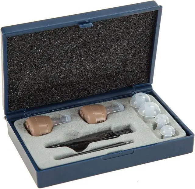 Alt view image 2 of 5 - MEDca NewEar Hearing Aid Hearing Amplifier Ear ITC (Pair)