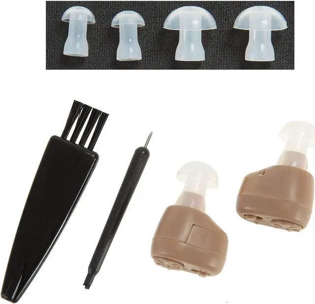 Alt view image 4 of 5 - MEDca NewEar Hearing Aid Hearing Amplifier Ear ITC (Pair)