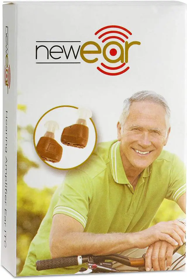 Alt view image 5 of 5 - MEDca NewEar Hearing Aid Hearing Amplifier Ear ITC (Pair)