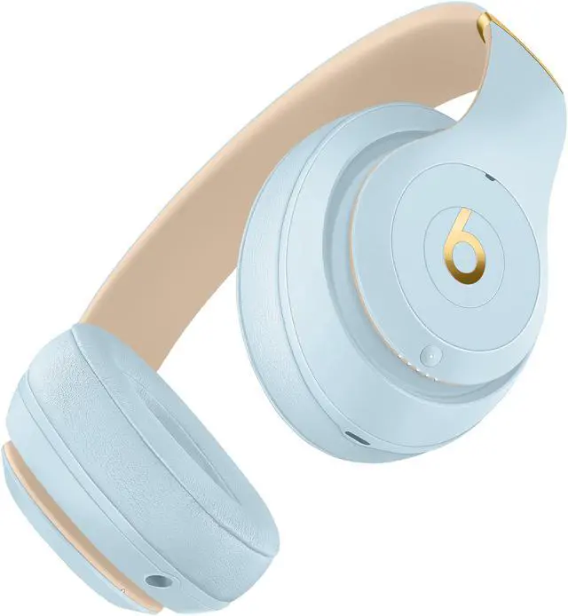 Alt view image 4 of 11 - Beats Noise Cancelling Over-Ear Studio3 Wireless Headphones The Skyline Collection - Crystal Blue (MTU02LL/A)