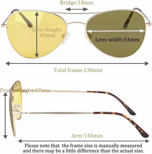 Alt view image 2 of 7 - SHINU Blue Light Blocking Photochromic Computer Glasses Men Women Polarized Driving Night Vision Transition Sunglasses-72002(gold,polarized lens)