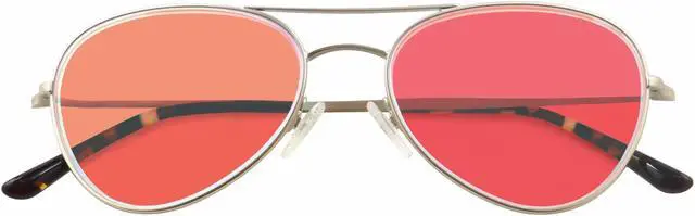 Alt view image 2 of 5 - SHINU Red-Green Color Blind Glasses for Men and Women with Red-Green Blindness Color Vision Disorder-CB72002(gold)