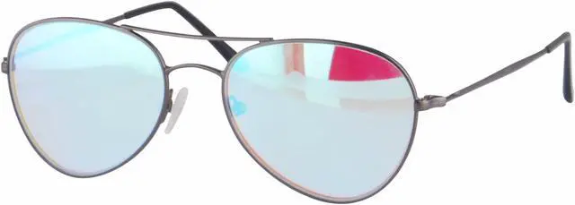 Main image of SHINU Red-Green Color Blind Glasses for Men and Women with Red-Green Blindness Color Vision Disorder-CB72002(gun)
