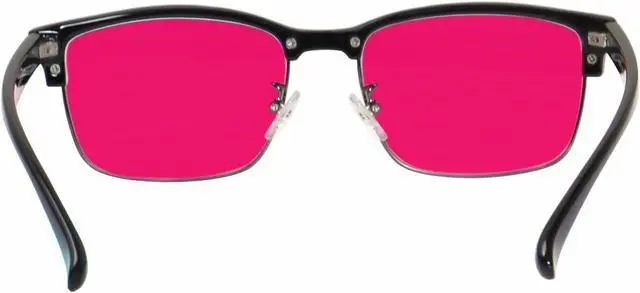 Alt view image 5 of 6 - SHINU TR90 Frame Red Green Color Blind Glasses Spectacles Men Women Color-Blindness Glasses-CB018