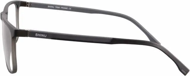 Alt view image 4 of 5 - SHINU Full Frame Style Color Blind Glasses Colorblindness Glasses Color Weakness Glasses Spectacles Unisex-CB078(C5,transparent grey)
