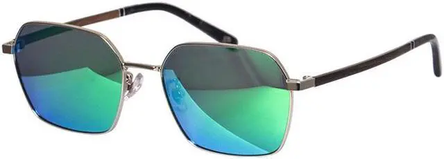 Alt view image 6 of 7 - Designer sunglasses men titanium glasses wood eyeglasses men polarized lenses vintage trending sunglasses 2022 rectangle glasses