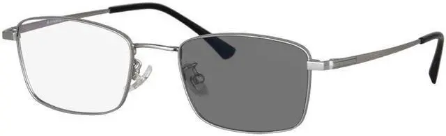 Alt view image 3 of 7 - Photochromic lenses men's glasses Titanium Glasses square glasses myopia or presbyopia prescription glasses single vision astigmatism 8316