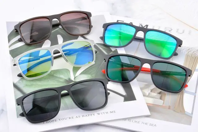 Alt view image 5 of 5 - SHINU Men's Oversized Polarized Sunglasses UV400 Protection Sun Outdoor Eyeglasses - SH2001