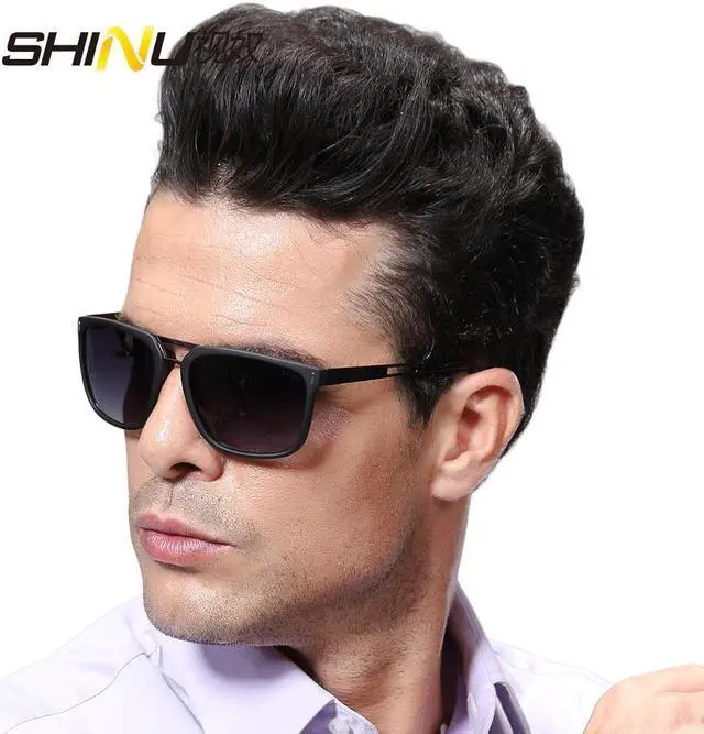 Alt view image 4 of 4 - SHINU Men Sunglasses Tr90 UV400 Protection Eyeglasse - SH5004