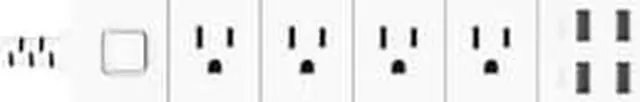 Main image of Sonicgrace WiFi Smart Power Surge Protector with 4 Outlets and 4 USB Charging Ports - C380