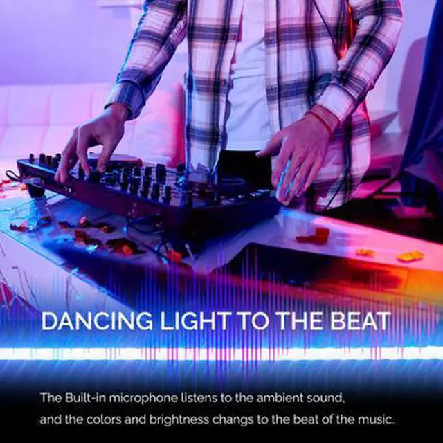 Alt view image 6 of 7 - eo4life 2.4G WiFi LED Strip Lights - LS300