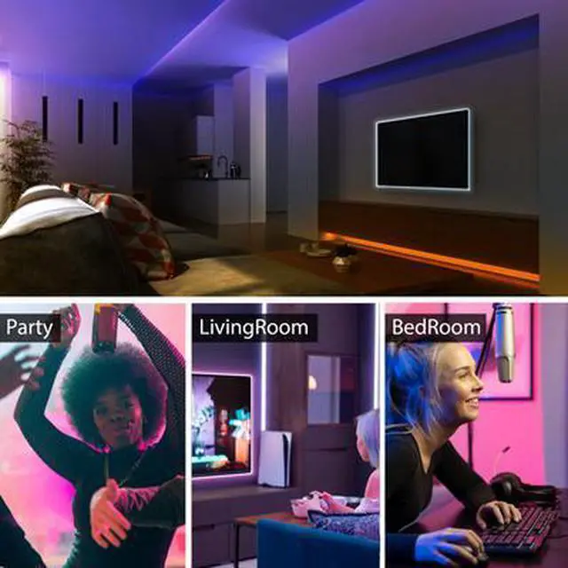 Alt view image 7 of 7 - eo4life 2.4G WiFi LED Strip Lights - LS300