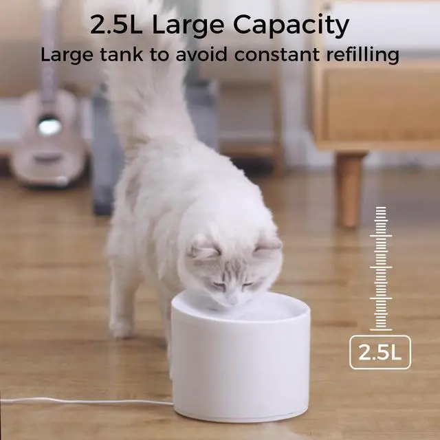 Alt view image 3 of 7 - eco4life WiFi Pet Smart Water Fountain (2.5L)